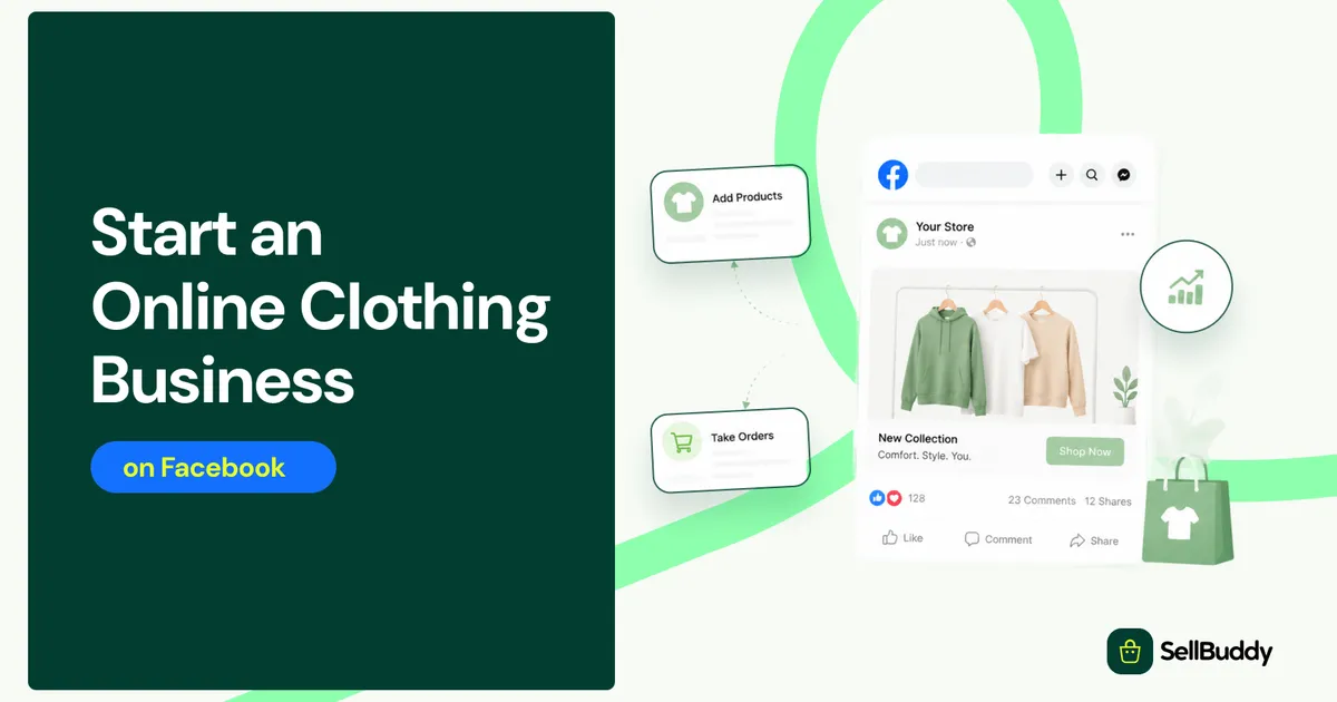 Start an online clothing business on Facebook