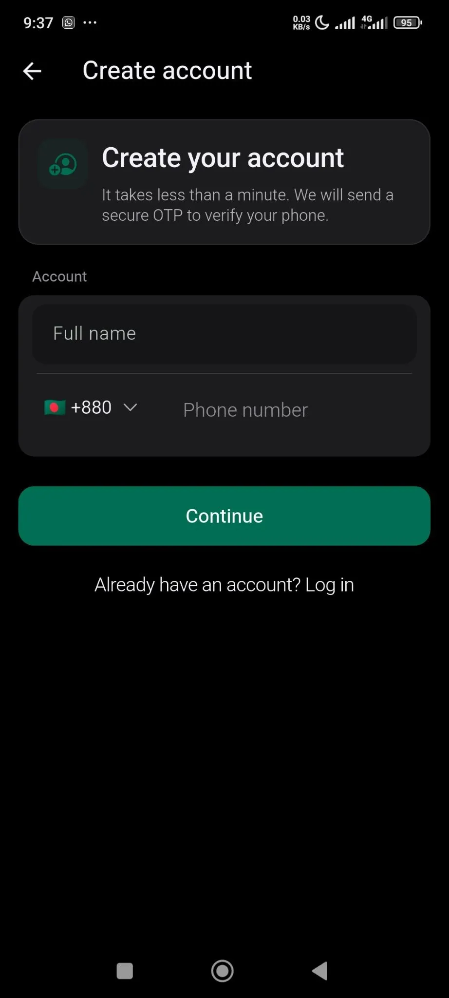Then you need to add your number
