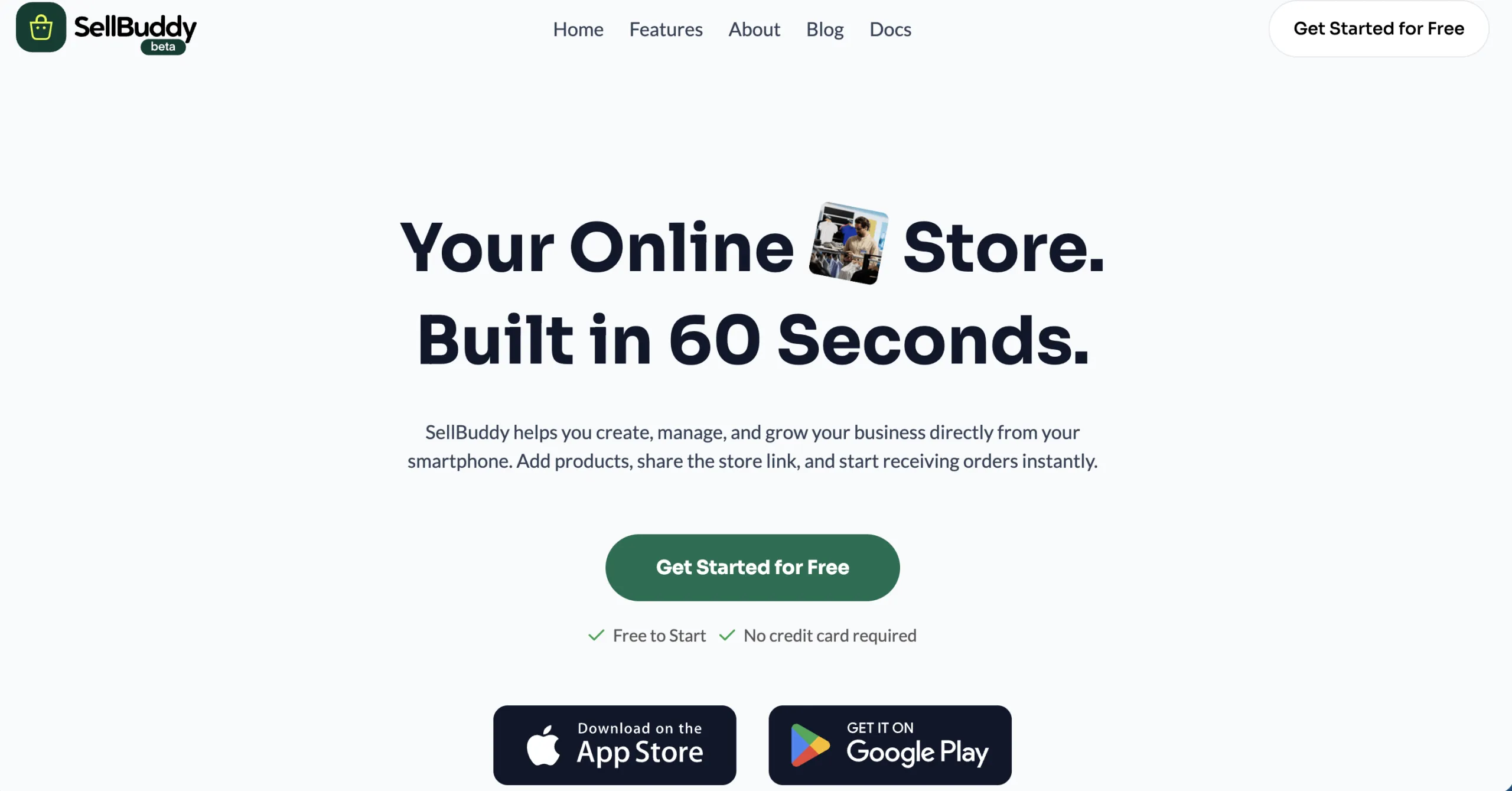 SellBuddy Website Image